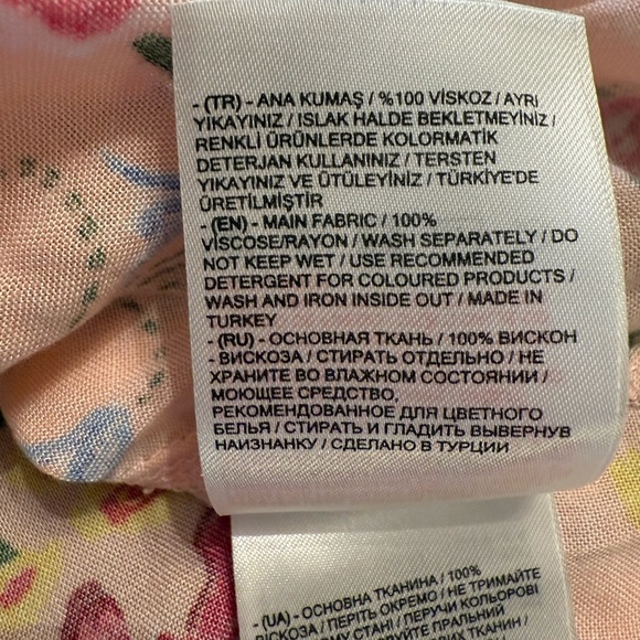 LC Waikiki Girls Pink Floral Off The Shoulder Maxi Dress Youth 12-13 152-156 cm - Picture 8 of 11